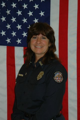 Firefighter Julie Woods